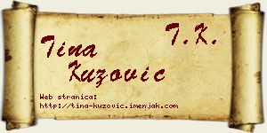 Tina Kuzović vizit kartica